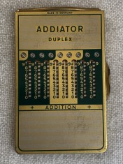Instrument de Calcul ADDIATOR Duplex 1959 - ca NOU