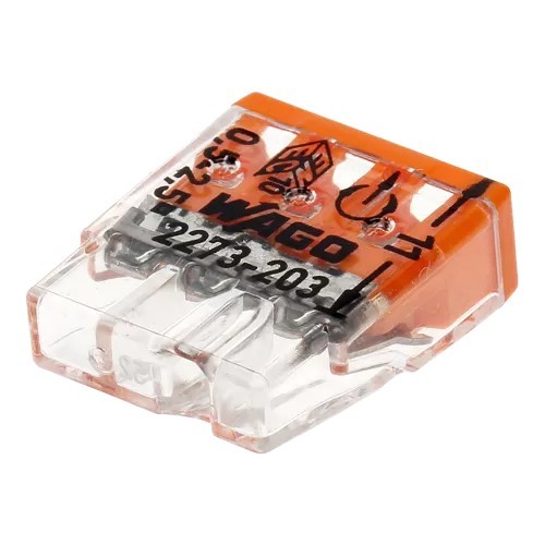 Conector compact de imbinare, 3 fire, max. 2.5 mm&sup2; (100 buc.) - WAGO 2273-203