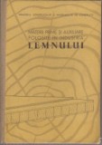 MATERII PRIME SI AUXILIARE FOLOSITE IN INDUSTRIA LEMNULUI - P. Suciu 1959