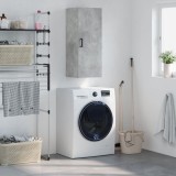 vidaXL Dulap montat pe perete, gri beton, 34,5x34x90 cm 828856