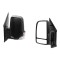 Oglinda exterioara Mercedes Sprinter 209-524 (W906) 07.2006-2009, VW Crafter (2E) 12.2005-2009, partea Stanga, sticla Crom convexa, reglare manuala,