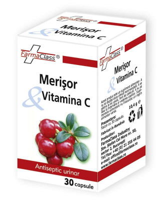 Merisor si Vitamina C Farma Class 30cps foto