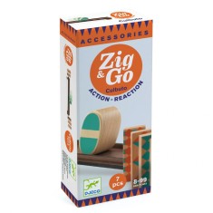 Set de constructie trasee Zig &amp; Go Cultubo 7 piese, Djeco