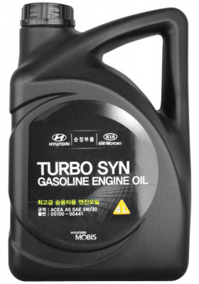 Ulei Motor Oe Hyundai Turbo Syn Gasoline Engine Oil 5W-30 4L 05100-00441 foto