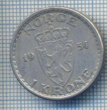 AX 404 MONEDA - NORVEGIA - 1 KRONE -ANUL 1954 -STAREA CARE SE VEDE