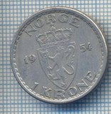 AX 404 MONEDA - NORVEGIA - 1 KRONE -ANUL 1954 -STAREA CARE SE VEDE, Europa