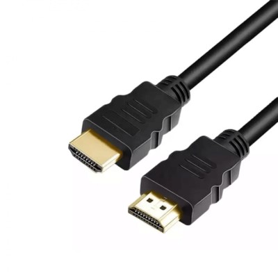 Cablu HDMI rezolutie 4K 1080P, superspeed, HDMI tata la HDMI tata 19 pini, potrivit pentru laptop/PC, 1.8m, Negru foto