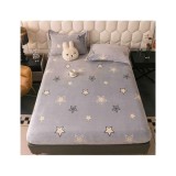 Cumpara ieftin Husa de Pat Cocolino cu Elastic + 2 Fete de Perna pentru Pat Dublu - JOJ667