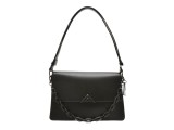Geanta Dama Aldo Neagra Piele Ecologica LUXEBAG 008 2 Compartimente Inchidere Magnetica Bareta Ajustabila