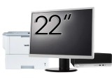 Pachet Calculator Second Hand HP ProDesk 400 G4 SFF, Intel Core i5-7500 3.40GHz, 8GB DDR4, 256GB SSD + Monitor 22&amp;quot; &amp; Imprimanta Brother HL-L6300D