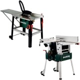 Metabo HC 260 C - 2.2 WNB + TKHS 315 C-2.0 WNB - Masina de rindeluit si degrosat 2200 W 260 mm + Fierastrau circular de masa 2000 W 315x30 mm