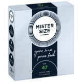 Prezervative Mister Size 47 mm 3 buc
