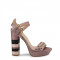 Sandale femei Laura Biagiotti model 5353, culoare Roz, marime 41 EU