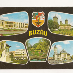 RF5 -Carte Postala- Buzau, circulata 1975