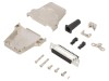 Conector D-Sub 25 pini Mamă, Montare pe Cablu, Lipire, Negru - ENCITECH