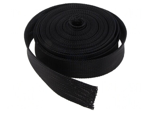 Trese Poliester Negru 25-45mm Rola