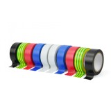 Set benzi izolatoare colorate, 19 mm x 0.13 mm x 10 m, 10 elemente, Geko G01383