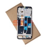 Display LCD cu Touchscreen si Rama Original OPPO A54s Negru (Service Pack)