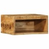 VidaXL Dulap TV montat pe perete 40x30x19 cm, lemn masiv de mango brut 4017467