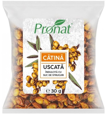 Catina Uscata Indulcita cu Suc de Struguri 30 grame Pronat foto