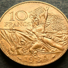 Moneda comemorativa 10 FRANCI - FRANTA, anul 1984 * cod 2812 A = A.UNC