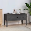 Gossi masuta de cafea, gri, 102x49x55 cm, lemn masiv de pin