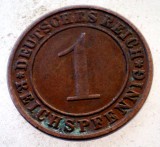 7.555 GERMANIA WEIMAR 1 REICHSPFENNIG 1930 A