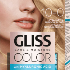 Schwarzkopf Gliss Color Vopsea de păr permanentă 10-0 Ultra Light Natural Blonde, 1 buc