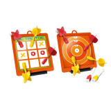 Joc darts magnetic 2 in 1 - X si 0 PlayLearn Toys, Bufnitel