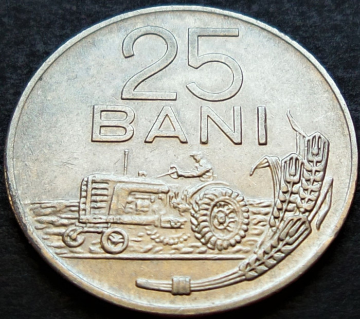 Moneda 25 BANI - RS ROMANIA, anul 1966 * cod 2230