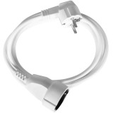 PRELUNGITOR Bachmann, Schuko x 1, conectare prin Schuko (T), cablu 5 m, 16 A, fara protectie, alb, &quot;BM-3402865&quot; (timbru verde 0.18 lei)