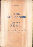 HST C4150N Vasile Alecsandri și Elena Negri, cu un jurnal inedit al poetului