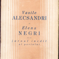 HST C4150N Vasile Alecsandri și Elena Negri, cu un jurnal inedit al poetului