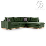 Cumpara ieftin Coltar Stanga Boston Verde Inchis - Gri Inchis - Natural 280x225x95 cm