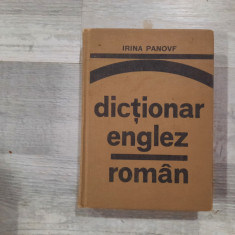 Dictionar englez-roman de Irina Panovf
