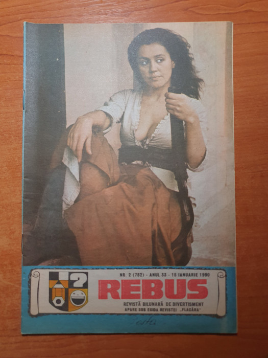 revista rebus 15 ianuarie 1990 - revista de divertisment