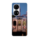 Husa compatibila cu Huawei Nova Y70 model Train Ride, Silicon, TPU, Viceversa, Transparent, Carcasa