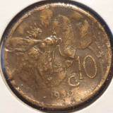 Italia 10 centesimi 1930, Europa