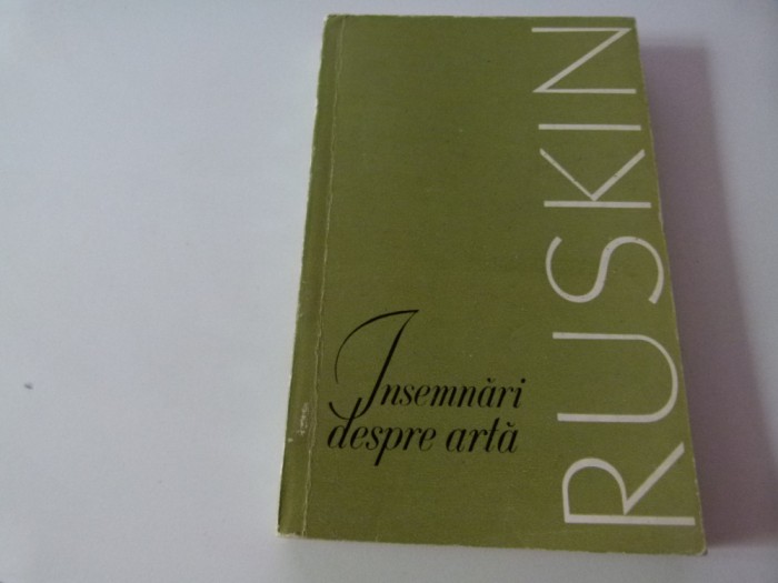 DEspre arta - Ruskin