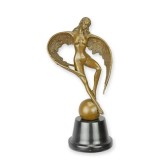 Noaptea inaripata-statueta din bronz cu un soclu din marmura BX-98