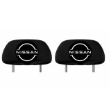 Set 2 huse tetiere negre, pentru gama auto NISSAN NOU