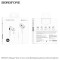 Casti Hands free Borofone BM80 Pro Elegant Type-C alb