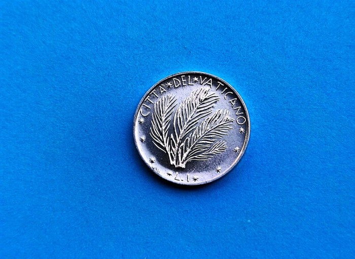 1 Lira 1973 Vatican-UNC-RAR