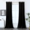 Set doua draperii catifea, negru