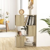 VidaXL Bibliotecă/Separator cameră, stejar sonoma, 60x24x94 cm, PAL