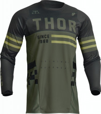 Tricou motocross/enduro Thor Pulse Combat, culoare army/negru, marime L Cod Produs: MX_NEW 29107087PE foto