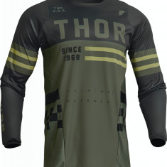 Tricou motocross/enduro Thor Pulse Combat, culoare army/negru, marime M Cod Produs: MX_NEW 29107086PE
