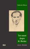 Trei eseuri despre M. Blecher &ndash; Gabriela Glavan
