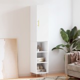 vidaXL Dulap &icirc;nalt, alb, 34,5x34x180 cm, lemn prelucrat