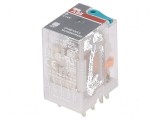 Releu electromagnetic 4PDT cu bobină de 12VDC - 6A